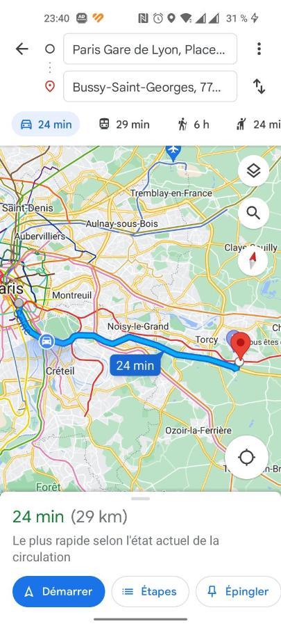 Appartamento MAISON à 10 MIN DE DISNEYLAND Bussy-Saint-Georges Esterno foto